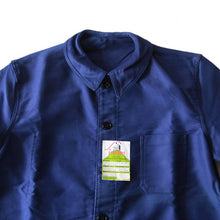 Load image into Gallery viewer, NOS 1950's ~ FRENCH BLUE MOLESKIN JACKET (LARGE)
