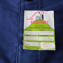Load image into Gallery viewer, NOS 1950's ~ FRENCH BLUE MOLESKIN JACKET (LARGE)