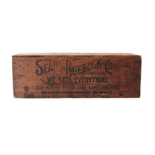 Load image into Gallery viewer, "SEARS ROEBUCK & CO.INC" VINTAGE WOOD BOX