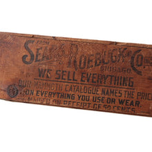 Load image into Gallery viewer, "SEARS ROEBUCK & CO.INC" VINTAGE WOOD BOX