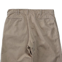 Load image into Gallery viewer, 1930's "USARMY" METAL BUTTON CHINO TROUSER (W36)