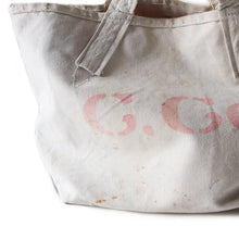画像をギャラリービューアに読み込む, 〜1940's "C.CO." CANVAS COAL BAG WITH STENCIL