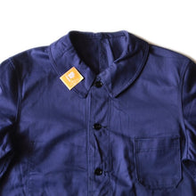 Load image into Gallery viewer, NOS 1950's LIGHT MOLESKIN FRENCH WORK JACKET (MEDIUM)