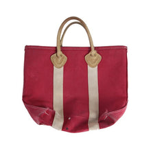 画像をギャラリービューアに読み込む, 1980's "L.L.BEAN" CANVAS TOTE BAG LEATHER HUNDLE