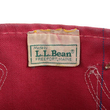 画像をギャラリービューアに読み込む, 1980's "L.L.BEAN" CANVAS TOTE BAG LEATHER HUNDLE