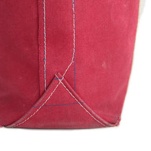 画像をギャラリービューアに読み込む, 1980's "L.L.BEAN" CANVAS TOTE BAG LEATHER HUNDLE