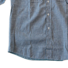 Load image into Gallery viewer, NOS 1950's "WASHINGTON DEE CEE" BLUE CHAMBRAY WORK SHIRT (LARGE)