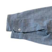 Load image into Gallery viewer, NOS 1950's "WASHINGTON DEE CEE" BLUE CHAMBRAY WORK SHIRT (LARGE)
