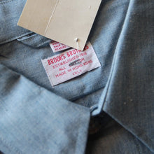 Load image into Gallery viewer, NOS "BROOKS BROTHERS" CHAMBRAY SAFARI SHIRT (X-LARGE)