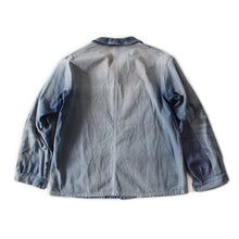 Load image into Gallery viewer, 1940's SUPER FADED FRENCH WORK COTTON JACKET (MEDIUM)