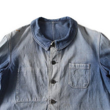 Load image into Gallery viewer, 1940's SUPER FADED FRENCH WORK COTTON JACKET (MEDIUM)