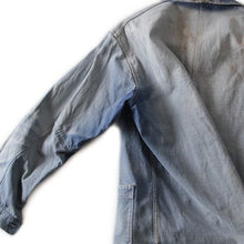 Load image into Gallery viewer, 1940's SUPER FADED FRENCH WORK COTTON JACKET (MEDIUM)
