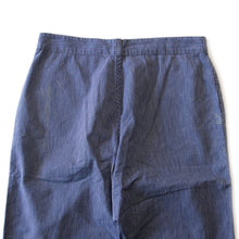 Load image into Gallery viewer, ~ 1950's FRENCH NAVY STRIPE COTTON TROUSER (W33)