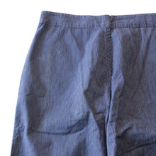 Load image into Gallery viewer, ~ 1950's FRENCH NAVY STRIPE COTTON TROUSER (W33)