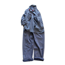 Load image into Gallery viewer, ~ 1950's FRENCH NAVY STRIPE COTTON TROUSER (W33)