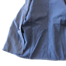 Load image into Gallery viewer, ~ 1950's FRENCH NAVY STRIPE COTTON JACKET (MEDIUM)