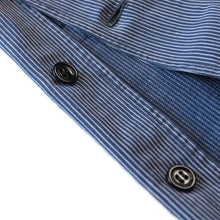 Load image into Gallery viewer, ~ 1950's FRENCH NAVY STRIPE COTTON JACKET (MEDIUM)