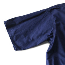 Load image into Gallery viewer, NOS 1940's FRENCH INDIGO LINEN SHIRT (LARGE)