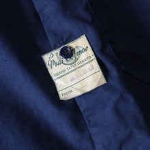 Load image into Gallery viewer, NOS 1940's FRENCH INDIGO LINEN SHIRT (LARGE)