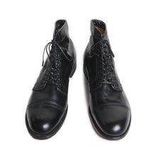 Load image into Gallery viewer, NOS 1940's ~ STRAIGHT TIP LEATHER DRESS SHOES (10 1/2)