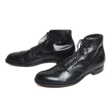 Load image into Gallery viewer, NOS 1940's ~ STRAIGHT TIP LEATHER DRESS SHOES (10 1/2)