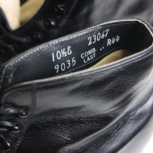 Load image into Gallery viewer, NOS 1940's ~ STRAIGHT TIP LEATHER DRESS SHOES (10 1/2)