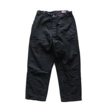 Load image into Gallery viewer, 1960's "LIVRADOR" FRENCH BLACK MOLESKIN WORK TROUSER (W32)