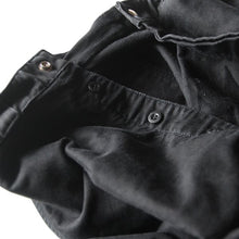 Load image into Gallery viewer, 1960's "LIVRADOR" FRENCH BLACK MOLESKIN WORK TROUSER (W32)