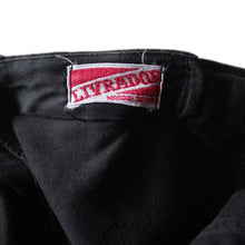 Load image into Gallery viewer, 1960's "LIVRADOR" FRENCH BLACK MOLESKIN WORK TROUSER (W32)