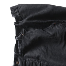 Load image into Gallery viewer, 1960's "LIVRADOR" FRENCH BLACK MOLESKIN WORK TROUSER (W32)