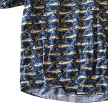 Load image into Gallery viewer, OLD CROSSINGS "FISH PRINTED S / S SHIRT (UNISEX)