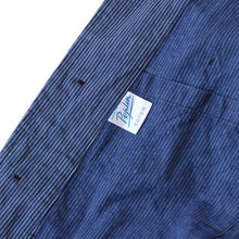 Load image into Gallery viewer, 1950's FRENCH NAVY COTTON STRIPE MILITARY JACKET (MEDIUM) MINT CONDITION