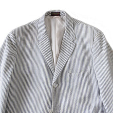 Load image into Gallery viewer, 1960's SEERSUCKER COTTON 3B JACKET (MEDIUM)