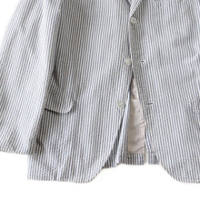 Load image into Gallery viewer, 1960's SEERSUCKER COTTON 3B JACKET (MEDIUM)