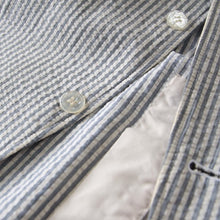 Load image into Gallery viewer, 1960's SEERSUCKER COTTON 3B JACKET (MEDIUM)