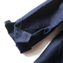 Load image into Gallery viewer, NOS 1940's FRENCH INDIGO LINEN WORK JACKET (LARGE)