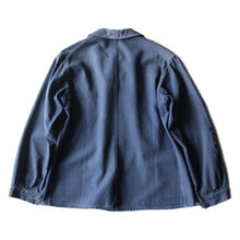 Load image into Gallery viewer, 1940's FRENCH COTTON TWILL FADED WORK JAKET WITH V-POCKET (MEDIUM)