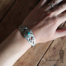 Load image into Gallery viewer, VINTAGE "NAVAJO" THUNDERBIRD BANGLE