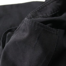Load image into Gallery viewer, 1950's FRENCH BLACK MOLESKIN WORK JACKET (LARGE) MINT CONDITION