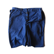Load image into Gallery viewer, VINTAGE FRENCH HBT INDIGO COTTON WORK TROUSER (W34) MINT CONDITION