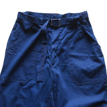 Load image into Gallery viewer, VINTAGE FRENCH HBT INDIGO COTTON WORK TROUSER (W34) MINT CONDITION