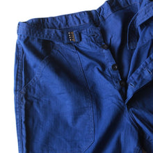 Load image into Gallery viewer, VINTAGE FRENCH HBT INDIGO COTTON WORK TROUSER (W34) MINT CONDITION