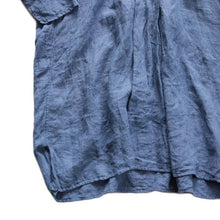 Load image into Gallery viewer, FRENCH INDIGO LINEN PULLOVER SHIRTS (UNISEX)