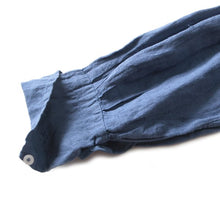 Load image into Gallery viewer, FRENCH INDIGO LINEN PULLOVER SHIRTS (UNISEX)