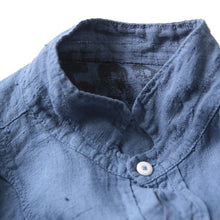 Load image into Gallery viewer, FRENCH INDIGO LINEN PULLOVER SHIRTS (UNISEX)