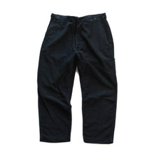 Load image into Gallery viewer, ~ 1950's FRENCH BLACK MOLESKIN WORK TROUSER (W34.5)