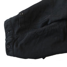 Load image into Gallery viewer, ~ 1950's FRENCH BLACK MOLESKIN WORK TROUSER (W34.5)