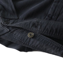 画像をギャラリービューアに読み込む, 1950's FRENCH BLACK MOLESKIN WORK JACKET (MEDIUM) MINT CONDITION