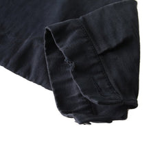 画像をギャラリービューアに読み込む, 1950's FRENCH BLACK MOLESKIN WORK JACKET (MEDIUM) MINT CONDITION