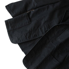 画像をギャラリービューアに読み込む, 1940's FRENCH BLACK MOLESKIN BACKSTRAP WORK JACKET (LARGE) MINT CONDITION
